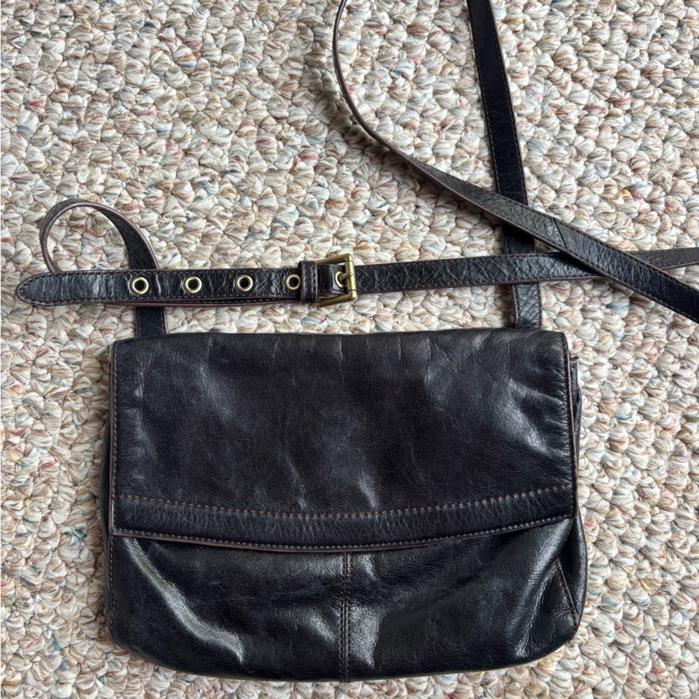 HOBO Bag with Floral Lining and Red Tag